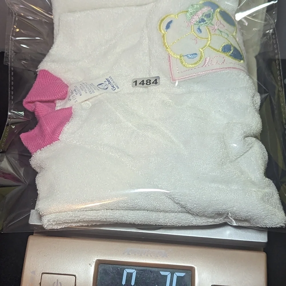 Gerber White and Pink Baby One Piece
